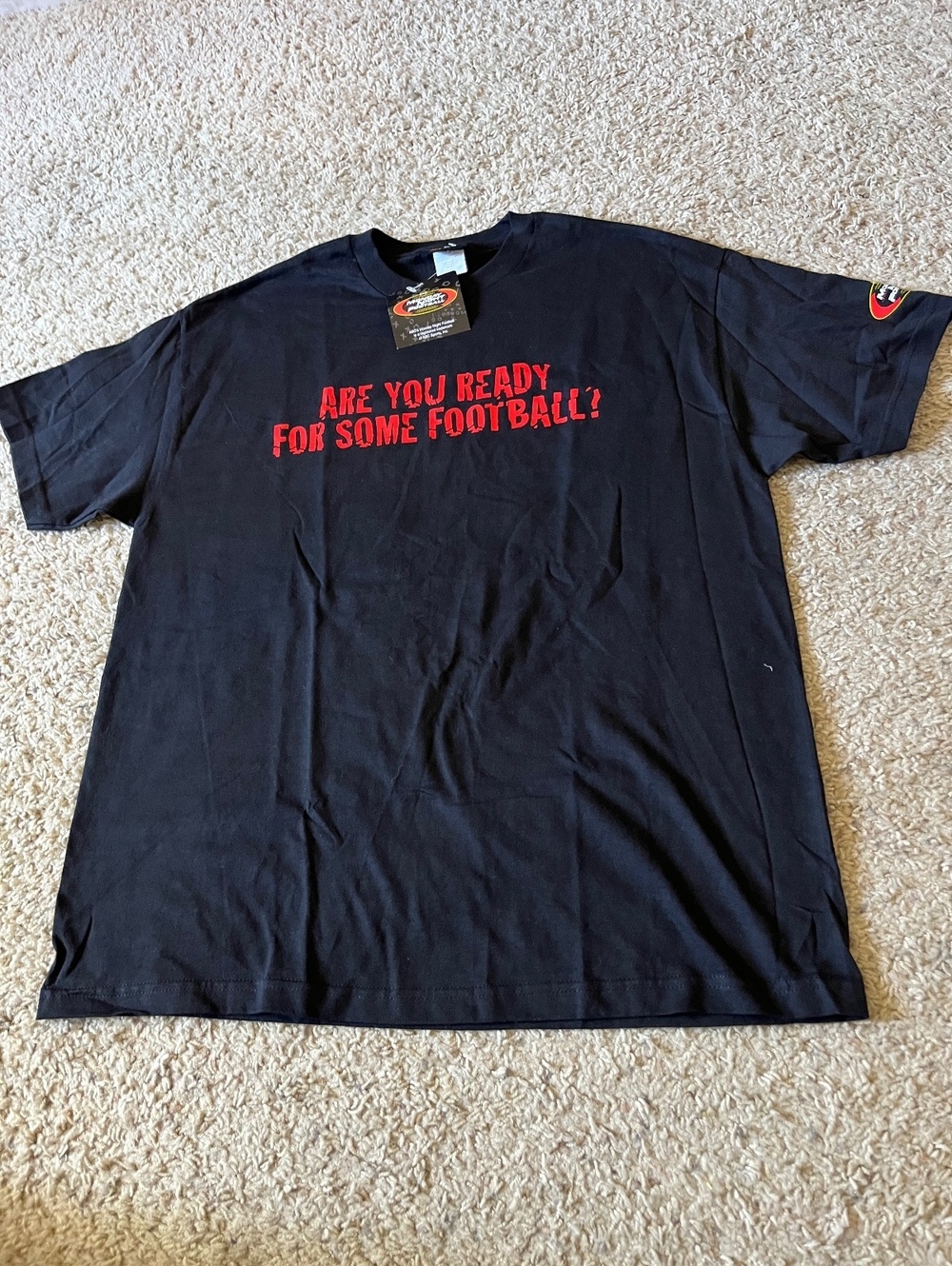 Monday Night Football On ABC Vintage Black Tee New With Tags